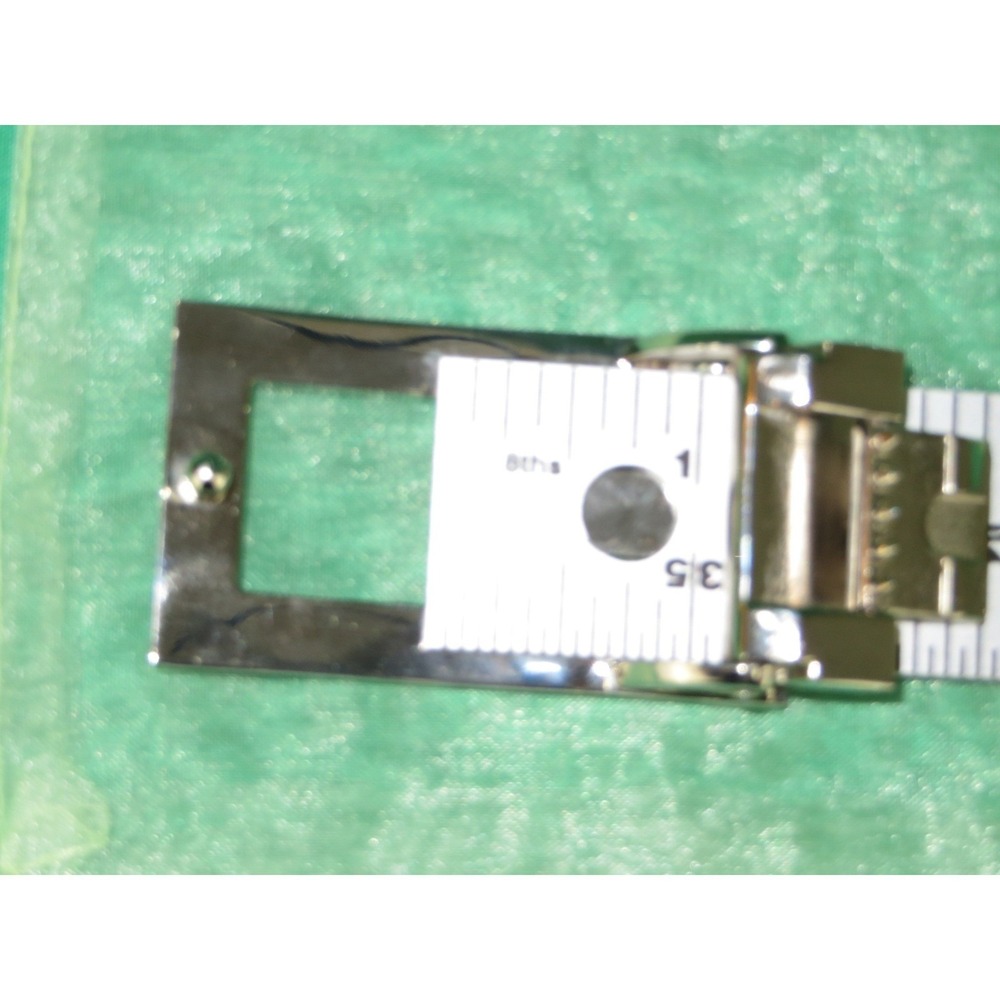 Gucci Silver G Logo Belt Buckle Replacement Square Logo Hardware Womens - Picture 6 of 9